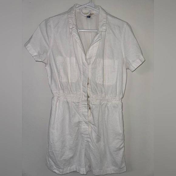 Pants - Linen white Romper size Medium